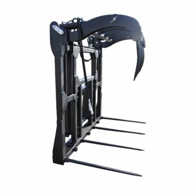 Fourche à paille avec mâchoire